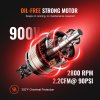 Vzduchový kompresor 18.2 l 900 w 2.2 cfm@90 psi 70 db bezolejový