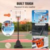 Basketbalový kôš s nastaviteľnou výškou 7.6–10 ft, 54 inch doska