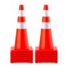 Dopravný kužeľ 28 in/73 cm oranžový, 12ks, 2 reflexné pásy, ťažké dno