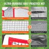 Golfová tréningová sieť 10.8×7 ft s pevným sklolaminátovým rámom