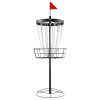 Kôš na disc golf 24 reťazí prenosný oceľový na vnútorné a vonkajšie