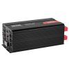 Menič 12 V DC na 230 V AC, 5000 W, 2×230 V AC, 2×USB, USB‑C, LCD