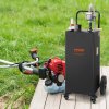 Nádoba na palivo 35 gallon s manuálnou pumpou a 4 kolieskami