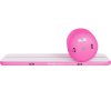 Nafukovací gymnastický set 2ks: podložka, dráha, valec, elektropumpa