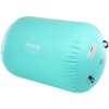 Nafukovací gymnastický valec okrúhly s elektrickou pumpou, mätová