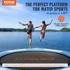 Nafukovacia vodná trampolína 13ft s 3-stupňovým rebríkom a pumpou