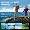 Nafukovacia vodná trampolína 13ft, 3-stupňový rebrík, elektrická pumpa