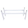 Nosič rebríka na strechu dodávky 2 tyče hliník 181 kg 1300-2060 mm