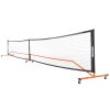 Sada na pickleball 22FT prenosná s kovovým rámom a pe sieťou