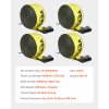 Upínacie popruhy 4"×30' 6000 lbs nosnosť 18000 lbs, 4 ks žlté