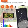 Akvarijné svetlo 18W plné spektrum s lcd stmievateľné, časovač 18"-24"