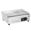 Elektrická grilovacia doska 3200W nerez 122–572℉ 21.26×11.81×0.39in