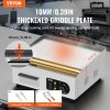 Elektrická grilovacia platňa 2800W 122℉–572℉, 17.72×11.81×0.39in nerez