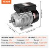 Elektrický motor 1.1 kW 2800 rpm AC 220~240 V 7.1 A jednofázový 24 mm