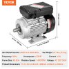Elektromotor 0,55 kW 1400 ot/min 220–240 V 4,5 A 19 mm kľúčový hriadeľ