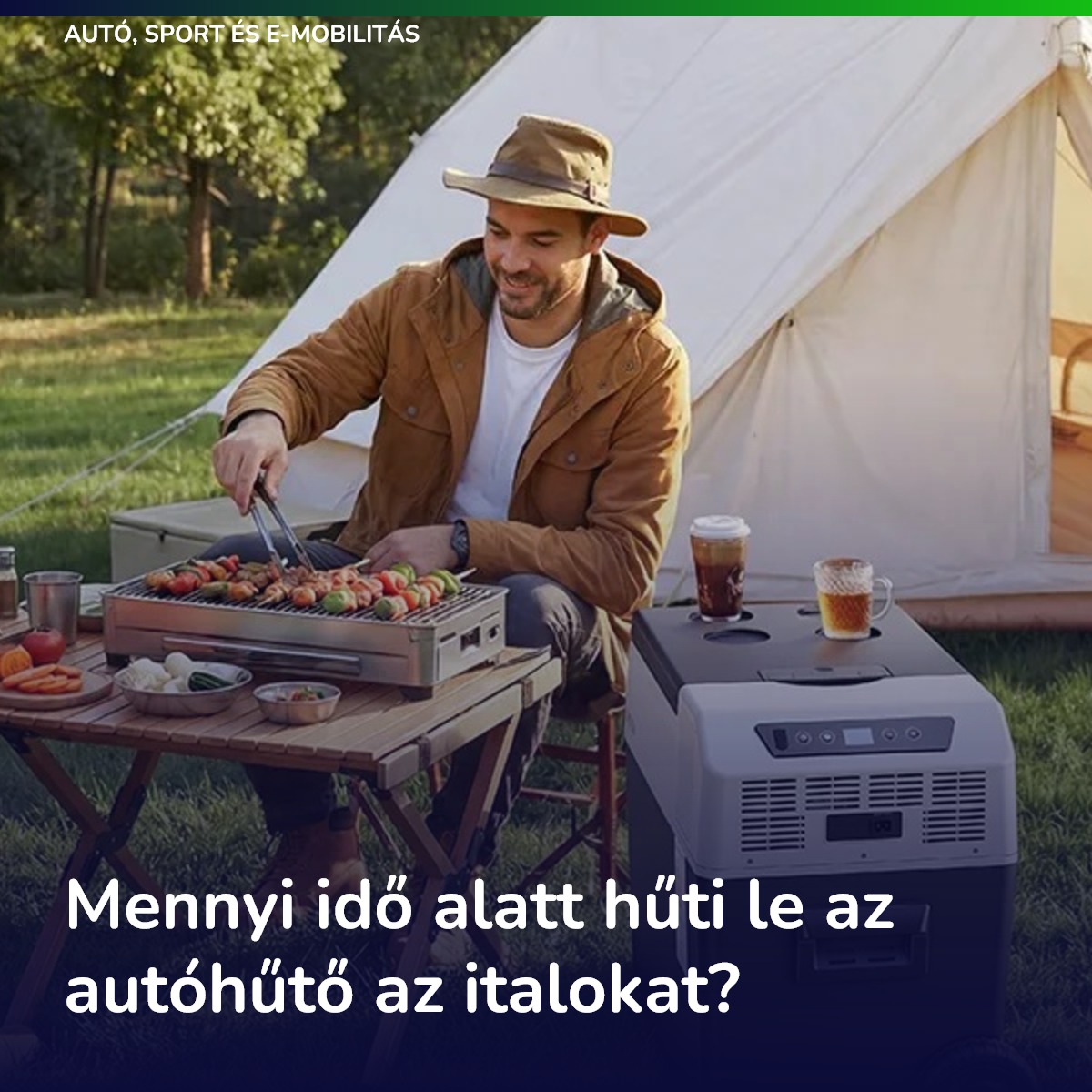 Mennyi idő alatt hűti le az autóhűtő az italokat?