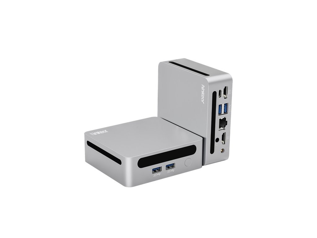 Ninkear N4 Mini PC, AMD Ryzen 5 4600H 6 Cores Max 4.0GHz, 16GB RAM 512GB SSD, Type-C (8K)+ 2*HDMI (4K) Triple Display, WiFi 6 Bluetooth 5.2, 2*USB3.0 2*USB2.0 1*RJ45 1*Headphone Jack