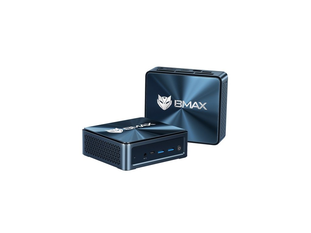 BMAX B9 Plus Mini PC, Intel Core i5-1250P 12 Cores Max 4.4GHz, 24GB LPDDR5 RAM 512 SSD, DP+HDMI+Type-C 4K Triple Display, Support Dynamic HDR, WiFi 6 Bluetooth 5.2, 2*USB3.2, 2*USB2.0, 1*RJ45, 1*Headset Jack, Space Capsule Cooling System