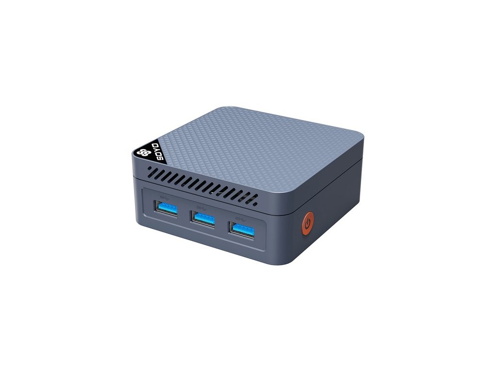 SOYO M4 Mini Mini PC, Intel N150 4 Core Max 3.6GHz, 12GB LPDDR5 RAM 512GB SSD, 2*HDMI + DP 4K Triple Display, WiFi 5 Bluetooth 5.0, 3*USB3.2, 2*RJ45, 1*Type-C, 1*Audio Jack
