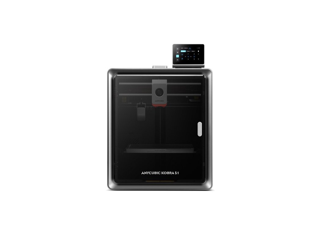 Anycubic Kobra S1 3D Printer, Enclosed CoreXY Construction, 600mm/s Ultra-Fast Print, Support Multi Color Printing with ACE Pro, 320℃ Hotend, 44dB Ultra-Quiet, 250*250*250mm