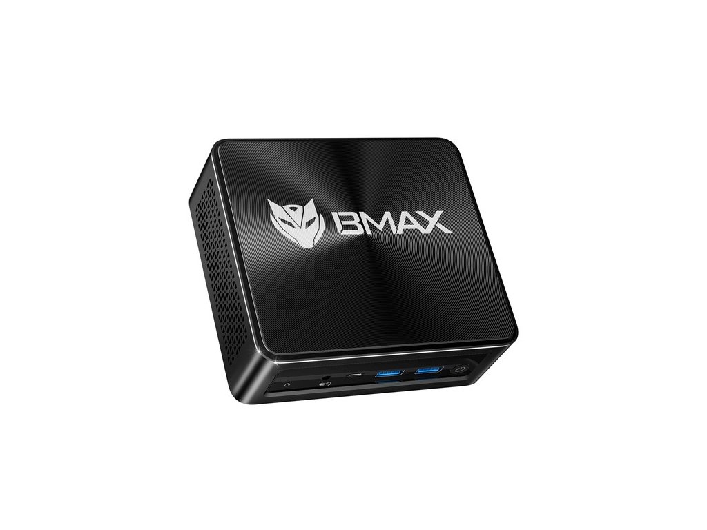 BMAX B7A Pro Mini PC, AMD Ryzen 5 7430U 6 Cores Max 4.3GHz, 16GB RAM 512GB SSD, DP+HDMI+Type-C 4K Triple Display, WiFi 6 Bluetooth 5.2, 2*USB3.2, 2*USB2.0, 1*RJ45, 1*Headset Jack