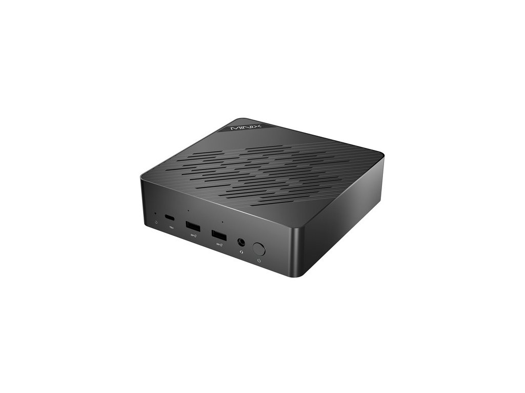 MINIX Elite EU512-AI Mini PC, Intel Core Ultra 5-125H 14 Cores Max 4.5GHz, 16GB DDR5 RAM 512GB SSD, HDMI + DP + Thunderbolt 4 + Type-C Quad 4K 60Hz Display, WiFi 6E Bluetooth 5.3, 2*2.5G RJ45, 4*USB3.2, 1*Audio Jack - EU/US/UK Plug