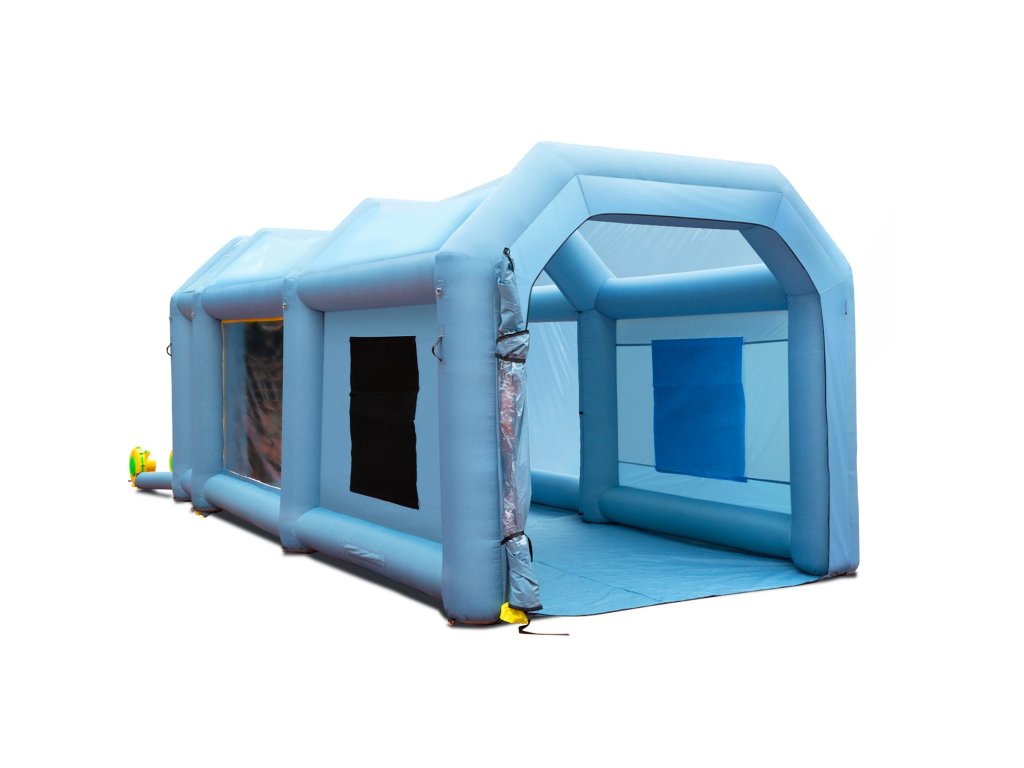 Nafukovacia lakovacia kabína 610×305×244 cm, filter, 2 ventilátory