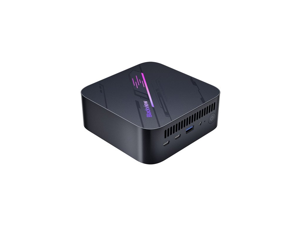 Blackview MP100 Mini PC, AMD Ryzen 7 5700U 8 Cores Max 4.3GHz, 16GB RAM 1TB SSD, DP+HDMI+Type-C Triple 4K Display, WiFi 6 Bluetooth 5.2, 2*USB 3.2, 1*USB 2.0, 1*RJ45, 1*Audio Jack