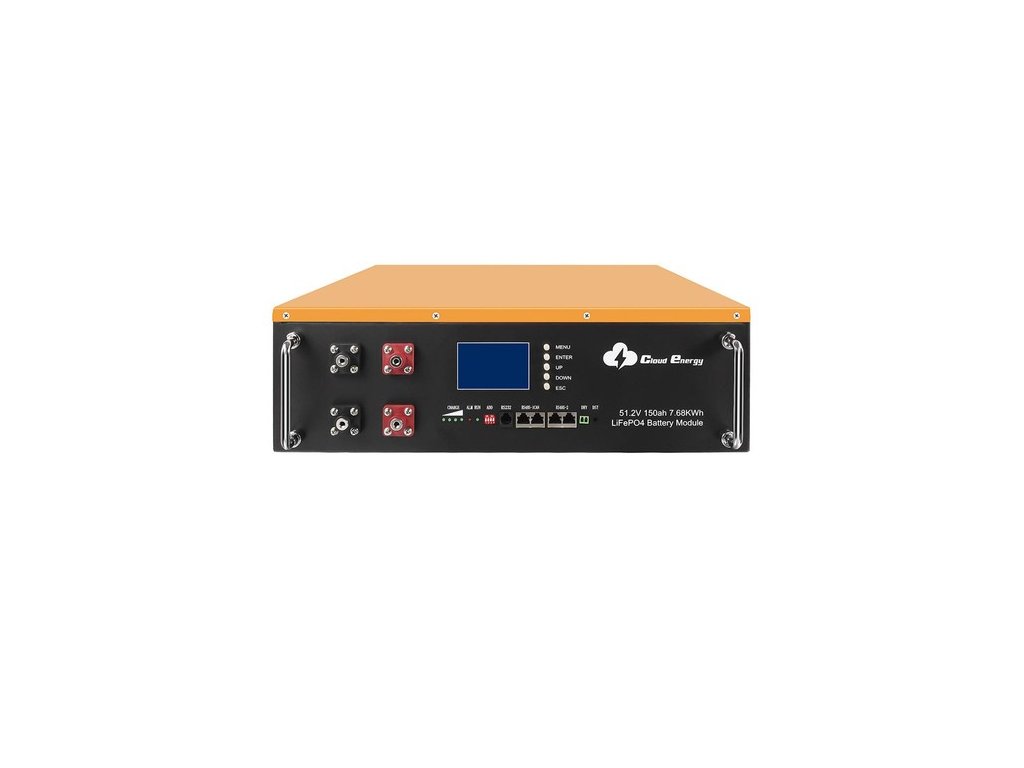 Cloudenergy 48V 150Ah Cabinet Type Lithium LiFePO4 Deep Cycle Battery Pack, 7680Wh Energy, 6000+ Life Cycles