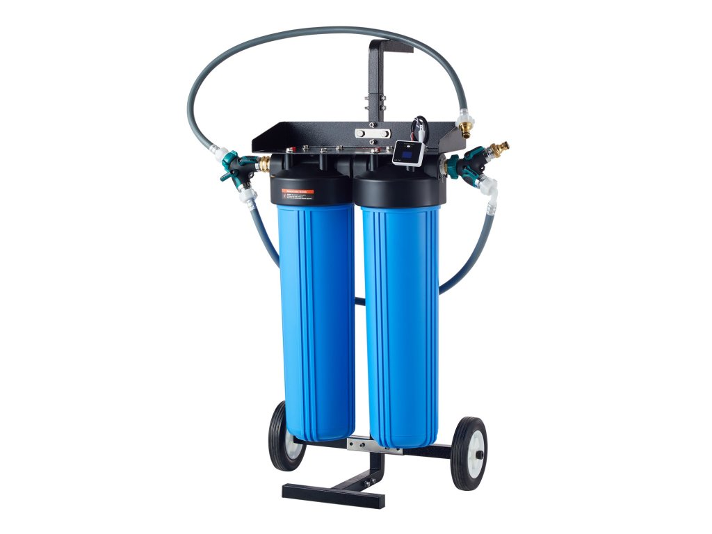 Deionizér vody na umývanie áut s tds meračom, filter, 2 výstupy