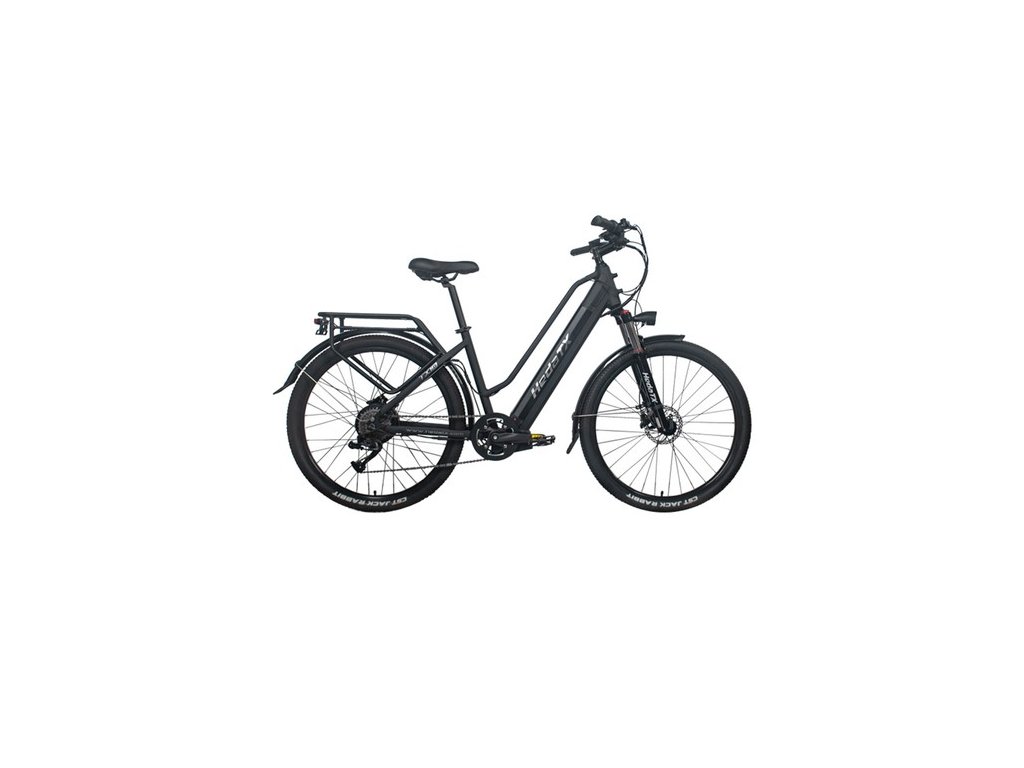 Heda TX TX10 Electric Bike, 500W Motor, 48V 19.2AH Battery, 27.5*2.4-inch Tire, 48km/h Max Speed, 80km Range, Hydraulic Disc Brake, Shock-absorbing Front Fork, Colorful LCD Display - Black