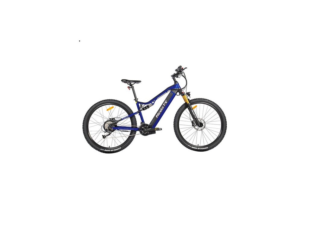 Heda TX TX19 Electric Bike, 1000W Motor, 48V 19.2AH Battery, 29*2.4-inch Tire, 45km/h Max Speed, 70km Range, Hydraulic Disc Brake, Shock-absorbing Front Fork, Colorful LCD Display, Shimano 27-speed - Blue