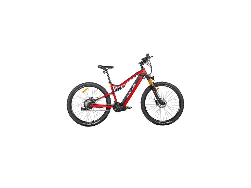 Heda TX TX19 Electric Bike, 1000W Motor, 48V 19.2AH Battery, 29*2.4-inch Tire, 45km/h Max Speed, 70km Range, Hydraulic Disc Brake, Shock-absorbing Front Fork, Colorful LCD Display, Shimano 27-speed - Red