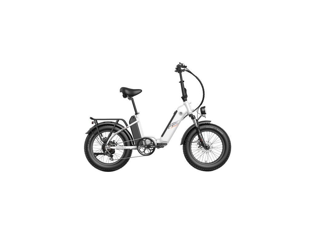 FAFREES FF20 Polar Electric Bike 48V 500W Motor 40Km/h Max Speed Dual 10.4Ah Batteries for 150KM Range 20*4.0 Inch CHAOYANG Fat Tire Double Disc Brakes Shimano 7-Speed Gear LCD Color Display - White