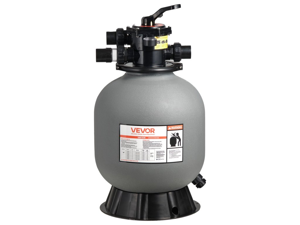 Pieskový filter 457.2 mm, 151.4 lpm, 7-polohový ventil pre bazény