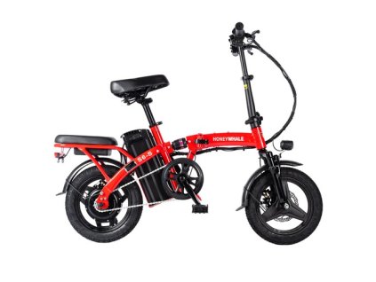 HONEYWHALE S6-S 14-inch Electric Bike 250W Brushless Motor 48V 10.4Ah Battery 35km/h Max Speed Dual Disc Brake - Red