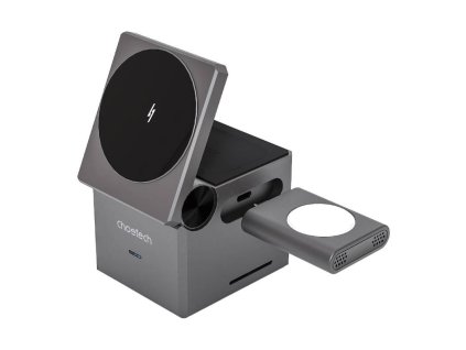 Choetech T632-F 3 az 1-ben 15 W-os induktív töltő (fekete)