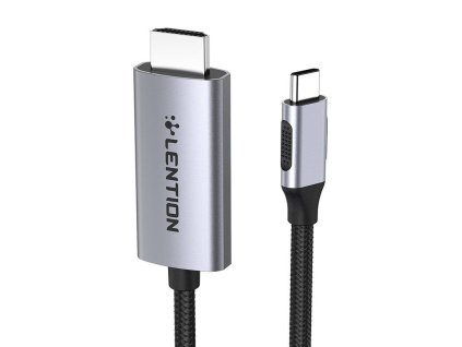 Lent USB-C-4K60Hz HDMI-kábel, 3 m (szürke)