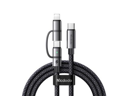 Mcdodo 2in1 CA-0450 USB-C – USB-C + Lightning kábel, 1,2 m