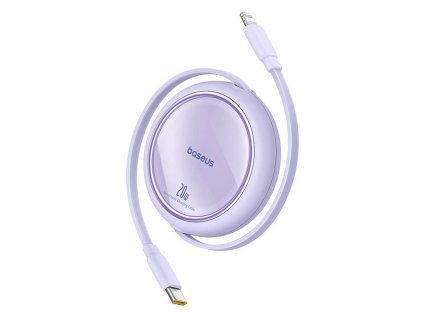 Baseus Free2Pull USB-C–iP 20 W-os USB-kábel 1 m (lila)