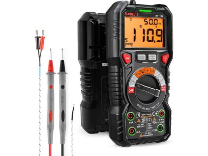 KAIWEETS HT118A  Digital Multimeter TRMS ,6000 Counts, Voltmeter, Auto-Ranging, Accurately Measures Voltage Current Amp Resistance