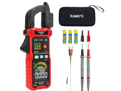 KAIWEETS KC602 Smart Digital Clamp Meter, 6000 Counts True-RMS, Auto Range, AC/DC Current, NCV Detection Function
