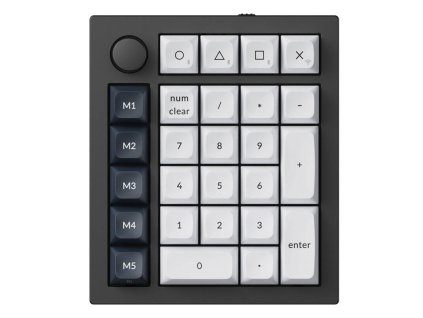 Keychron Q0 Max RGB QMK/VIA gomb numerikus billentyűzet verziója (fekete)