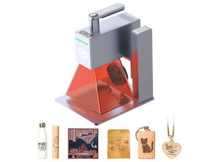 LONGER Nano 6W Portable Laser Engraver, Diode Lasers with FAC, 5000mm/s Ultra-Fast Speed, 0.05mm Precision, LightBurn & LaserGRBL, LaserBurn APP Operation, 6mm Wood Cutting, 100*100mm
