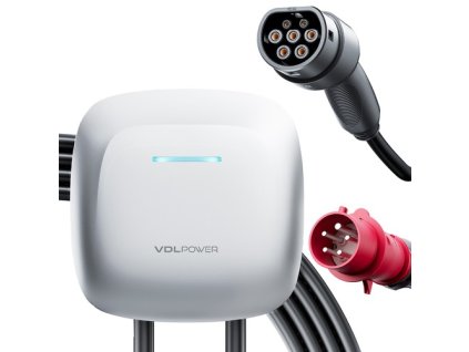 VDL POWER EC50 EV Charger, 11KW Fast Charging,10/13/16A Charging Station with APP Control, 5m Type 2 Cable, IP65 Waterproof Wall Charging Box, IEC 62196-2