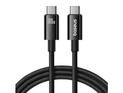 Baseus USB-kábel Tungsten Gold USB-C - USB-C 100W 1,5 m (fekete)