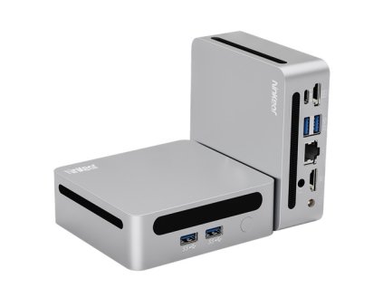 Ninkear N4 Mini PC, AMD Ryzen 5 4600H 6 Cores Max 4.0GHz, 16GB RAM 512GB SSD, Type-C (8K)+ 2*HDMI (4K) Triple Display, WiFi 6 Bluetooth 5.2, 2*USB3.0 2*USB2.0 1*RJ45 1*Headphone Jack