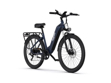 Onesport OT05 Electric Bike 27.5" Aluminum Frame 36V 18.2Ah Battery ANANDA 250W Motor Torque Sensor Shimano 7 Speed 60-120KM Max Range Oil Disc 100KG Max Load - Deep Blue