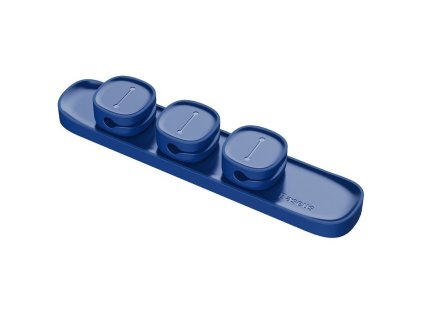 Baseus Magnetický organizer na káble Peas modrá (1)