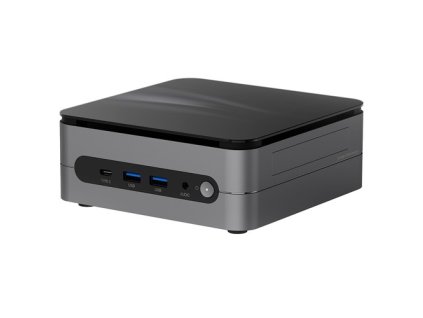 (AI Mini PC) OUVIS F1A Mini PC, Intel Core Ultra 5 125H 14 Cores Up to 4.5GHz, 16GB RAM 1TB SSD, 2*HDMI+1*Type-C 4K 60Hz Triple Display, WiFi 6 Bluetooth 5.2, 4*USB 3.2 1*RJ45 1*Audio - EU Plug